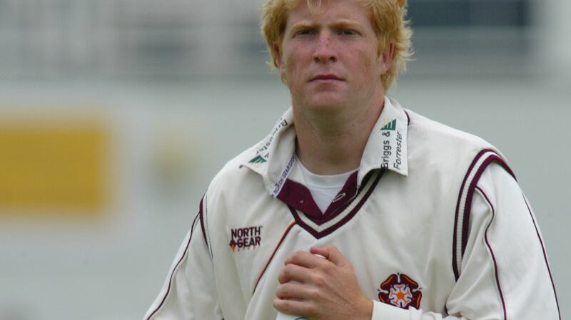 Patrick Foster on the cricket field.