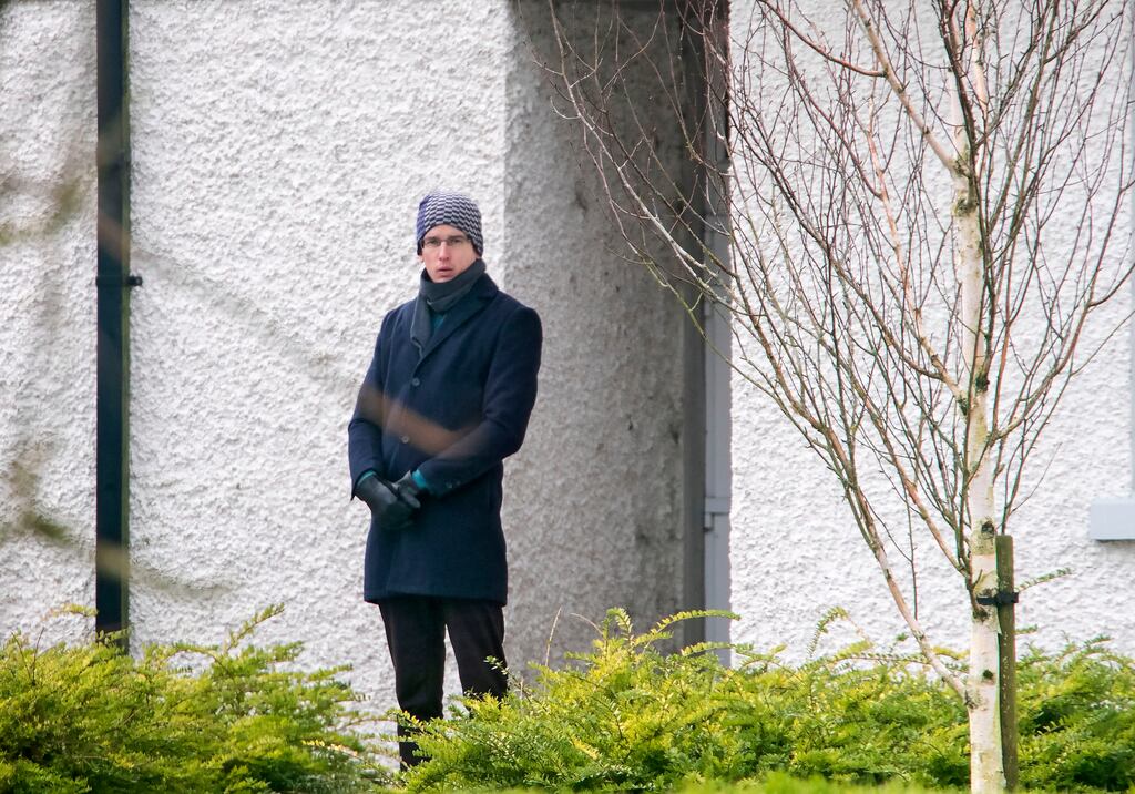 Enoch Burke attended the school on Friday morning. Photograph: Colin Keegan/Collins Dublin