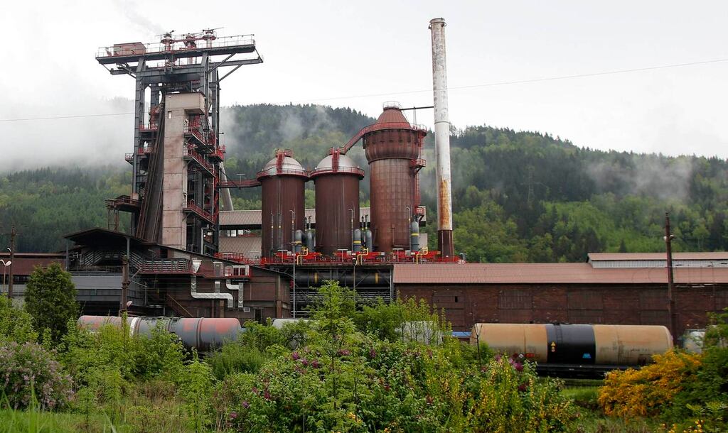 Voestalpine’s plant in Donawitz, Austria. Photograph: Leonhard Foeger/Reuters
