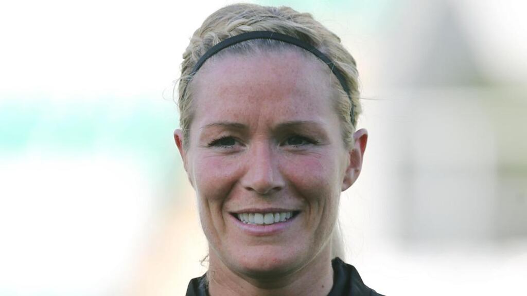 Republic of Ireland and Arsenal goalkeeper Emma Byrne said she might consider her position after the summer due to the financial pressures involved in going on international duty. Photograph: Inpho