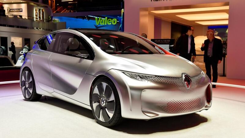 Renault’s futuristic EOLAB is a 282mpg plugin-battery-hybrid.