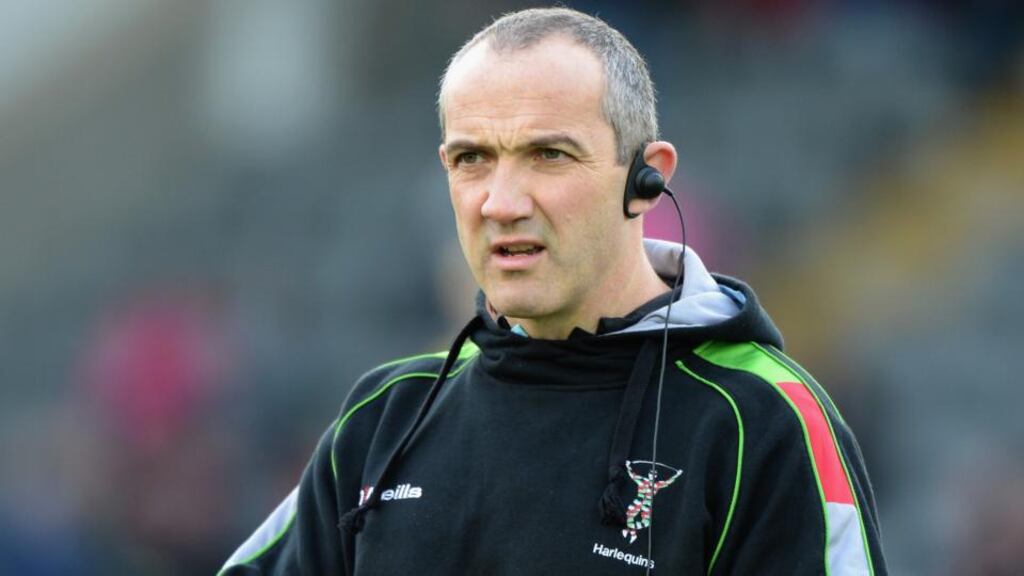 Harlequins coach Conor O’Shea: “It (Heineken Cup)    energises people, it gives us a variety to who we play, it gives supporters excitement.”  Photograph: Getty Images