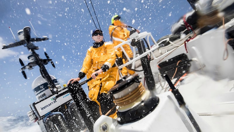 On the handles with Lucas Chapman on the helm.