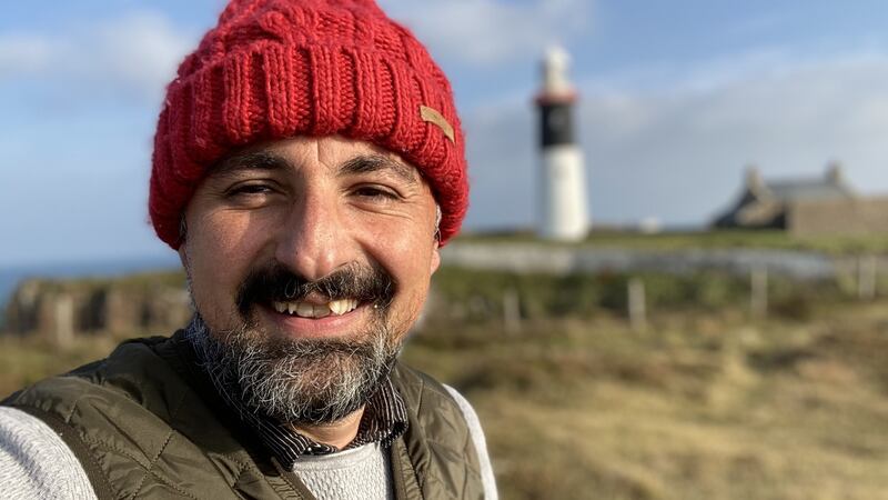 Ziya Meral on Rathlin Island: ‘I no longer wear suits, shirts and ties every day... I continue on new book projects but the distractions of watching ever changing weather and lush sunsets outside of my window are far too real.’ photographs: ziya meral