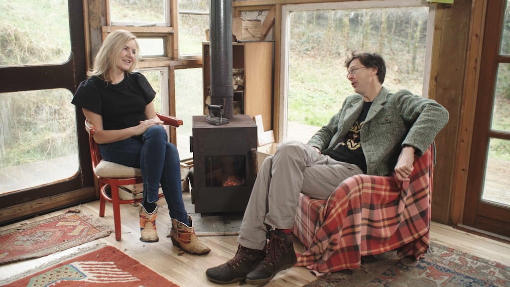 Scoil Scairte: Kathy Scott and Manchán Magan scratched an itch for a deeper connection to Gaeilge. Photograph: Michael Kelly