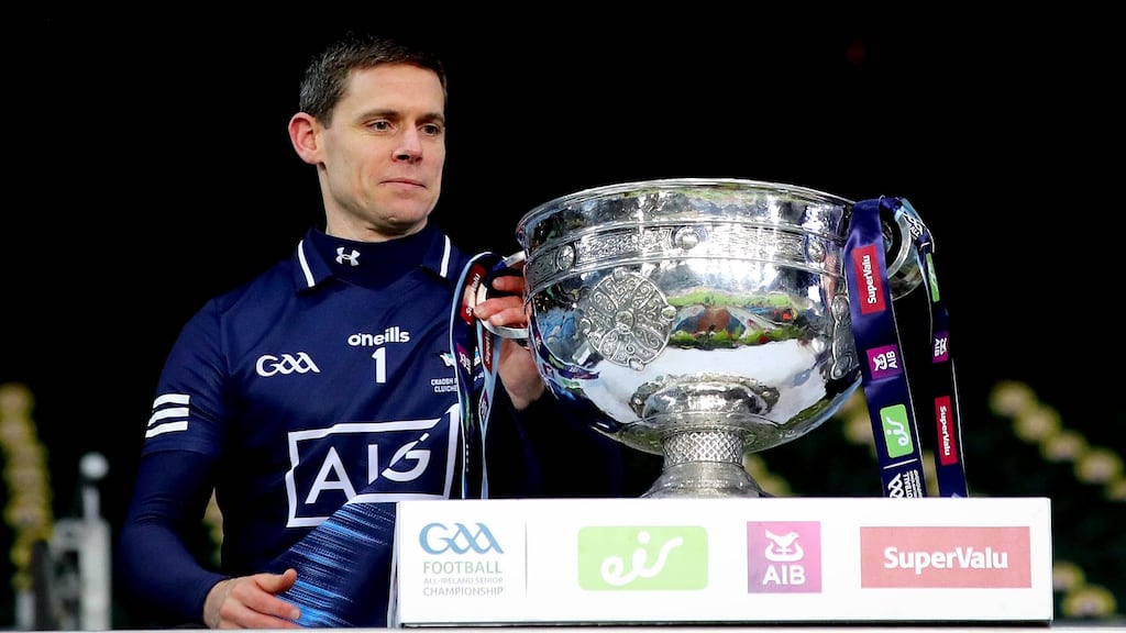 Dublin keeper Stephen Cluxton. “The situation is very simple, Stephen isn’t with us at the moment”