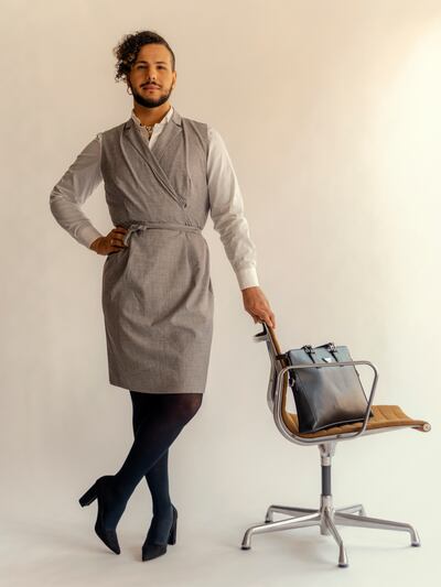 Samy Nemir Olivares, a public relations representative for the LGBTQ advocacy organisation Lambda Legal, made gender inclusivity in politics a cornerstone of their unsuccessful run for the New York assembly. Photograph: Clement Pascal/The New York Times