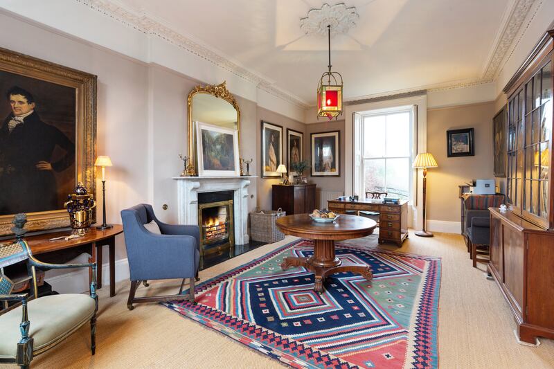 One of two formal reception rooms at hall level