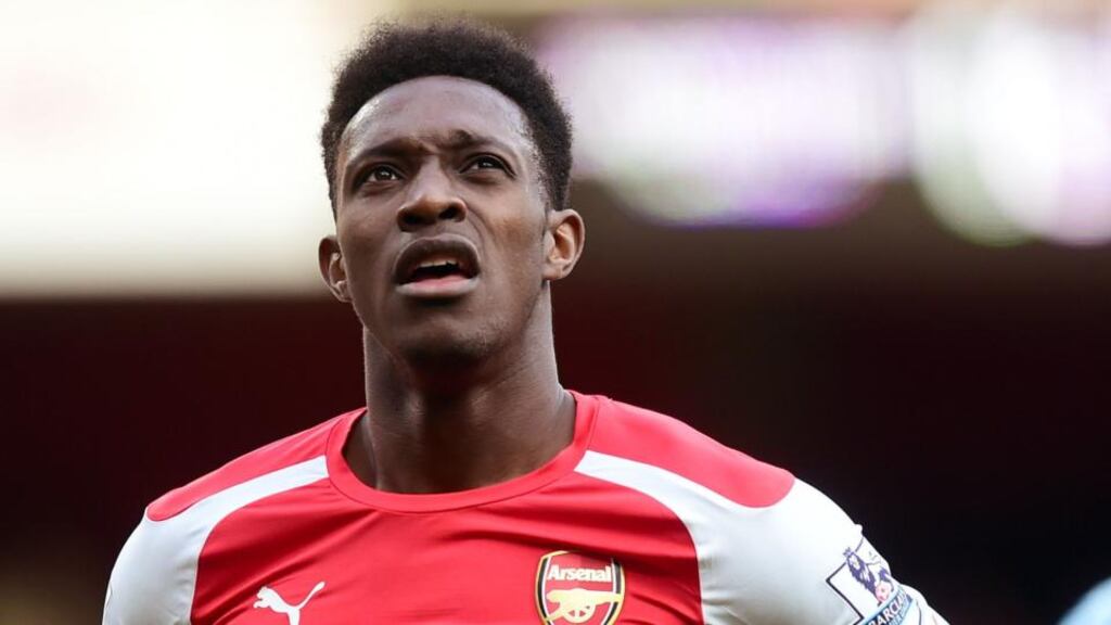 Striker Danny Welbeck has undergone surgery on his left knee and will be out for “a period of months”, Arsenal have announced. Photo: Adam Davy/PA Wire.