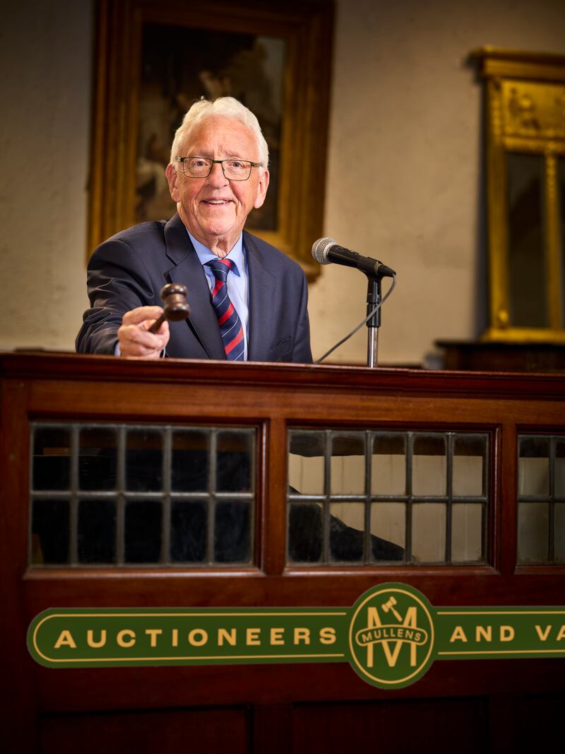 Joe Mullen of Mullen’s Auctioneers in Laurel Park, Bray, where live auctions return on Monday, October 14th at 10am
