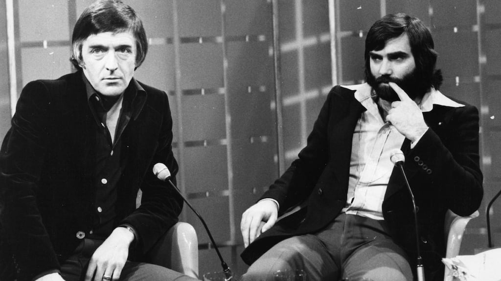 Broadcaster and author Michael Parkinson  revisits a subject close to his heart in this memoir – that mesmeric footballer, the beautiful George Best. Photograph: William H Alden/Getty