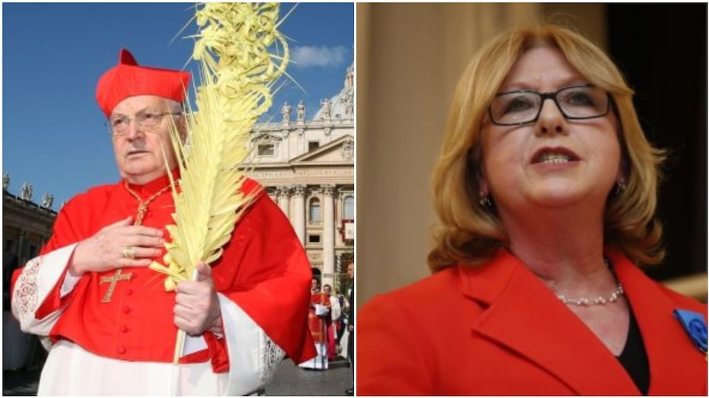 In 2018, former president Mary McAleese revealed that Cardinal Sodano tried to secure agreement that Ireland would not attempt to access church documents surrounding the handling of allegations of clerical sex abuse then underway. Photograph: Franco Origlia/Getty Images/Nick Bradshaw/The Irish Times