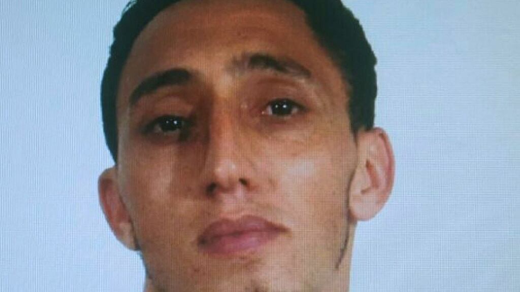 A handout photo made available by Spanish National Police shows Maghrebi Driss Oukabir, alleged to have rented the van which was used to crashed into pedestrians in Las Ramblas, downtown Barcelona, Spain. Photograph: EPA/Spanish National Police