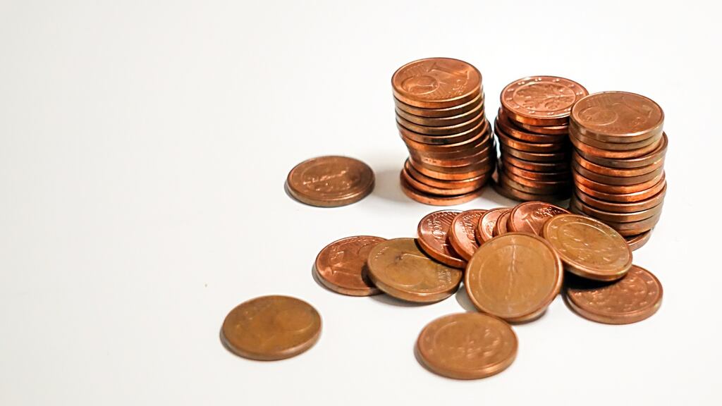 In the budget the Minister for Finance announced that the hourly minimum wage will increase from €9.55 to 9.80 from January 1st. Photograph: iStock