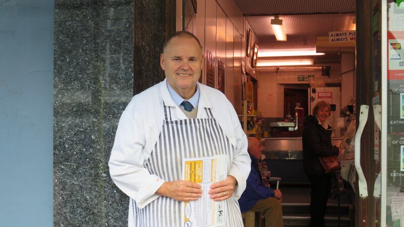 Butcher Neil Goode: ‘Everybody is so fed up, they just want it all sorted.’ Photograph: Jennifer O’Connell