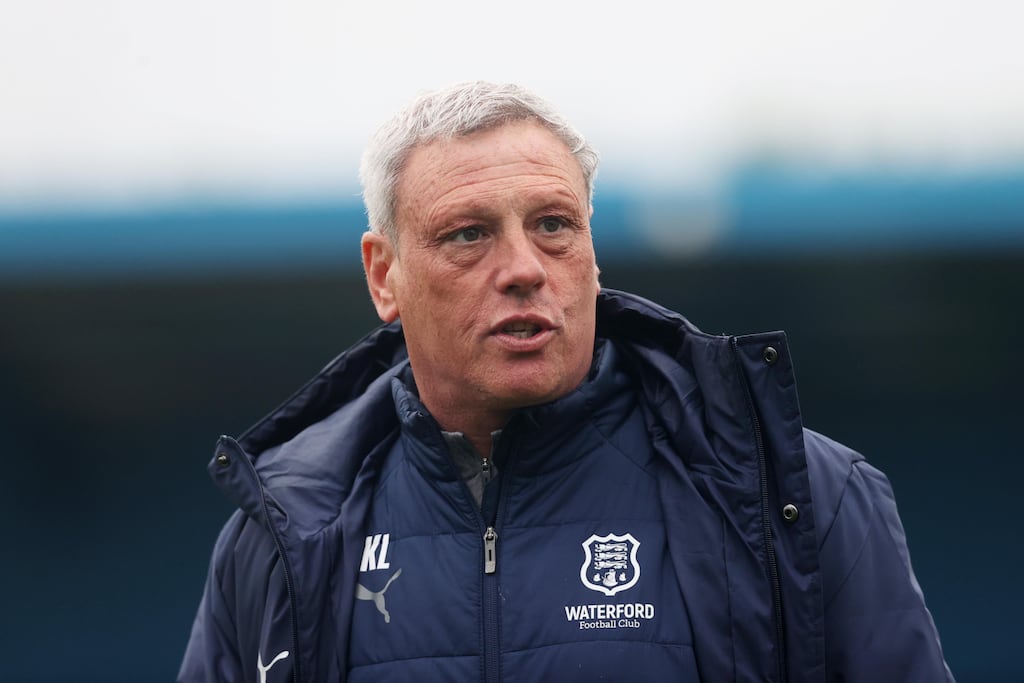 Keith Long's tenure as Waterford manager ended after the 4-0 defeat to Sligo at the RSC on Friday night. Photograph: Bryan Keane/Inpho