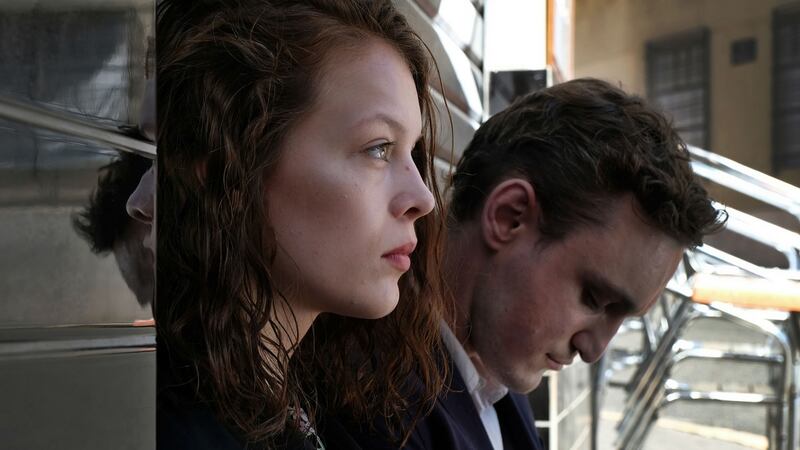 Paula Beer and Franz Rogowski in Transit