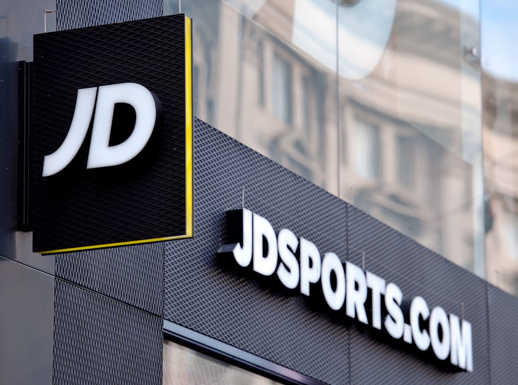 Profits at JD Sports were at the top of its expectations in the first half. Photograph: PA