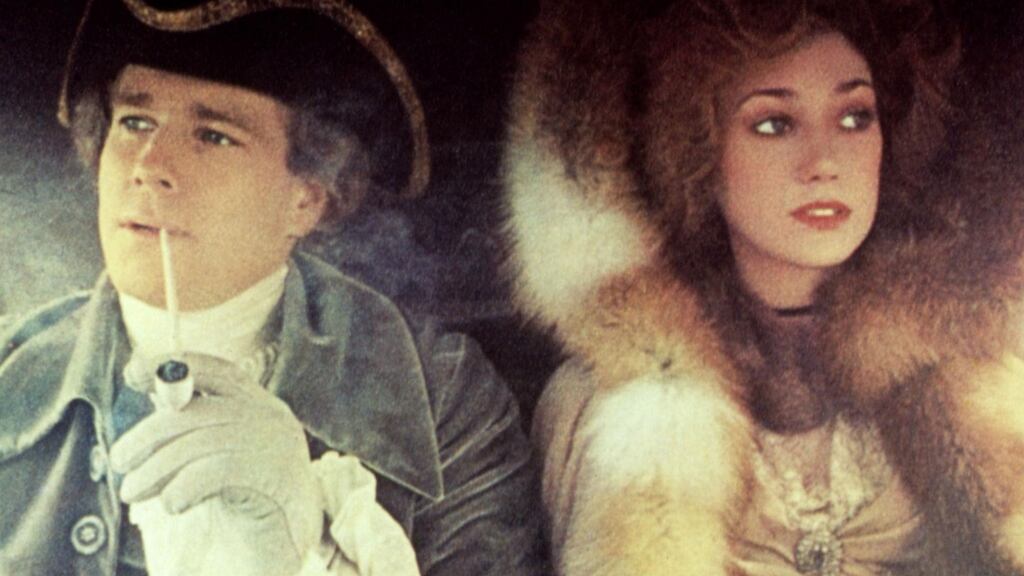 Ryan O'Neal in Barry Lyndon, which was filmed in Ireland by Stanley Kubrick