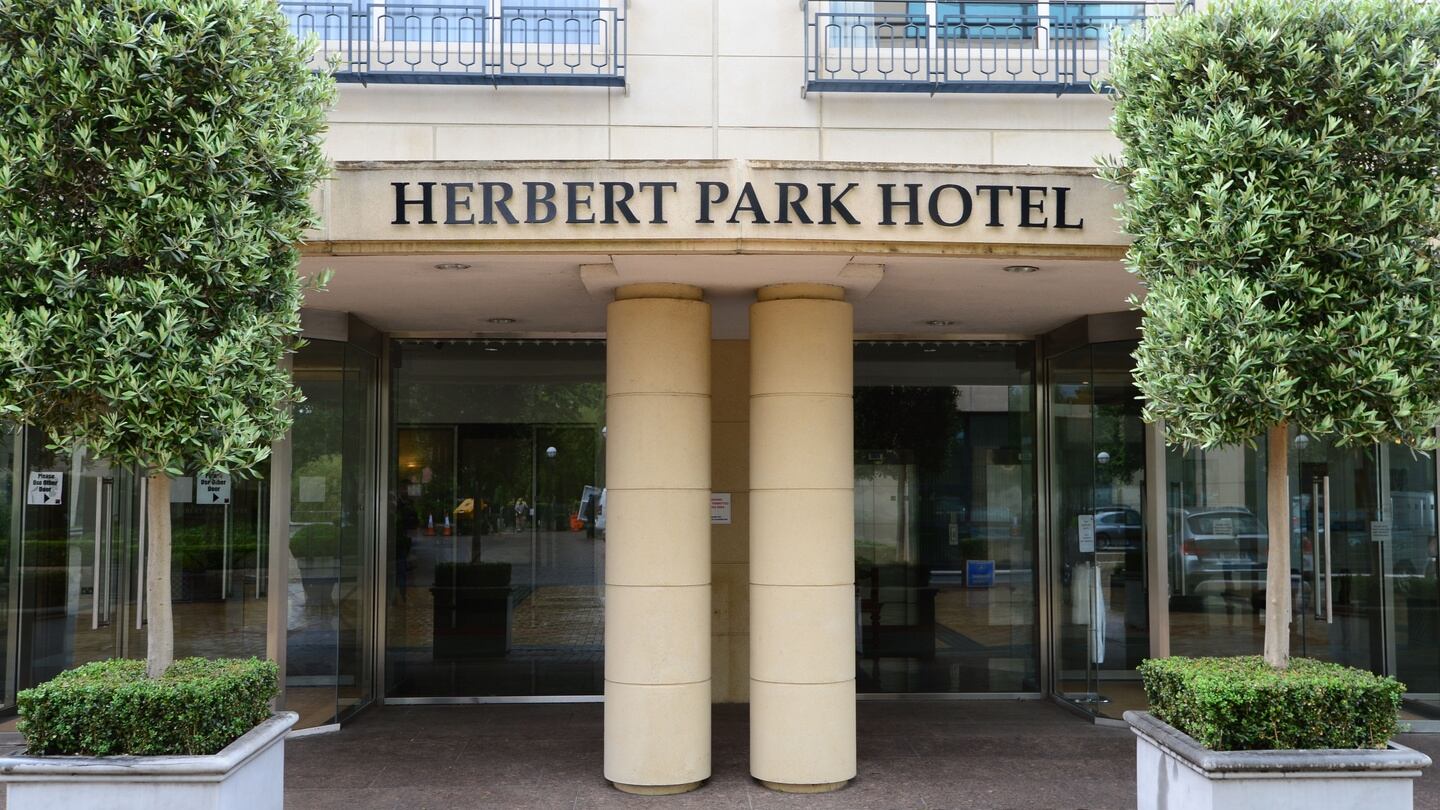 Herbert Park Hotel in Ballsbridge: planning has been granted for the construction of three substantial lateral extensions. Photograph: Dara Mac Dónaill / The Irish Times