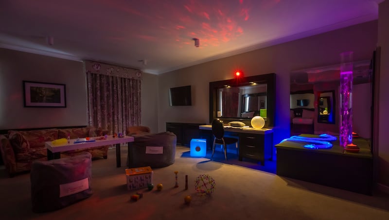Dublin's Ashling Hotel has sensory room with mood cubes, weighted blankets, vibrating pillows and low levels of lighting