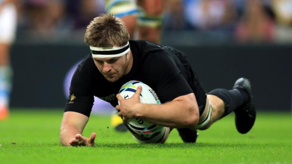Flanker Sam Cane will captain New Zealand for the first time in Thursday’s World Cup clash against minnows Namibia. Photograph: Mike Egerton/PA