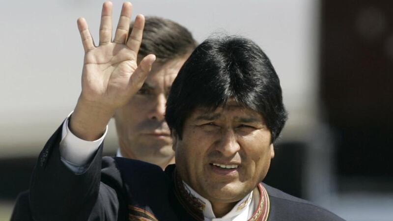 At a meeting in Dublin on Saturday evening, Minister for Foreign Affairs Charlie Flanagan told Bolivian president Evo Morales the Government supported calls by Dwyer’s family for an independent international inquiry into the circumstances of his killing. Photograph: Santiago Llanquin/AP Photo