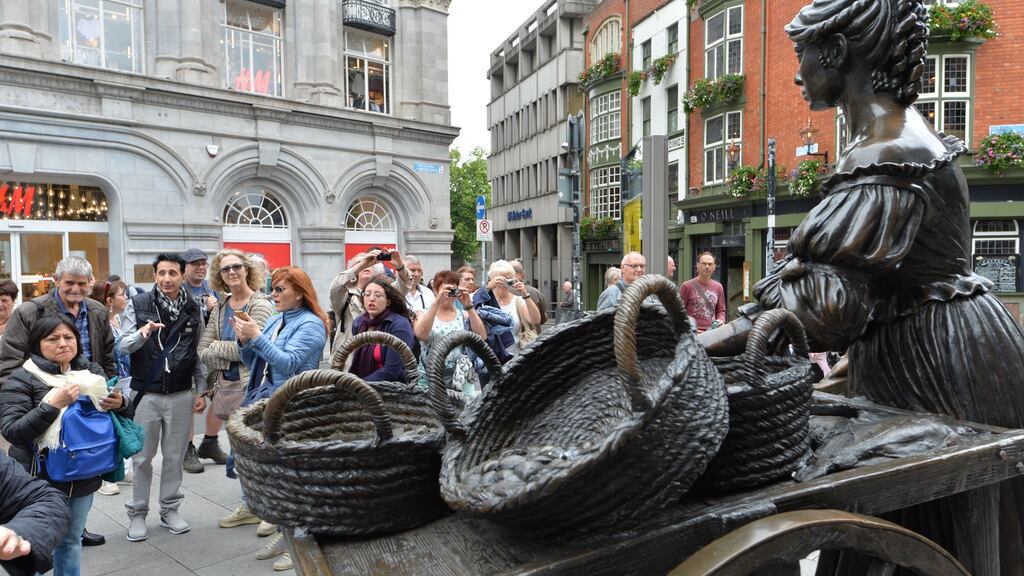 When will Dublin streets be bustling with crowds of many nationalities again? Photograph: Alan Betson