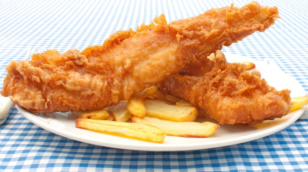 Beer-battered fish: the perfect dinner for a cold night in April. Photograph: iStock