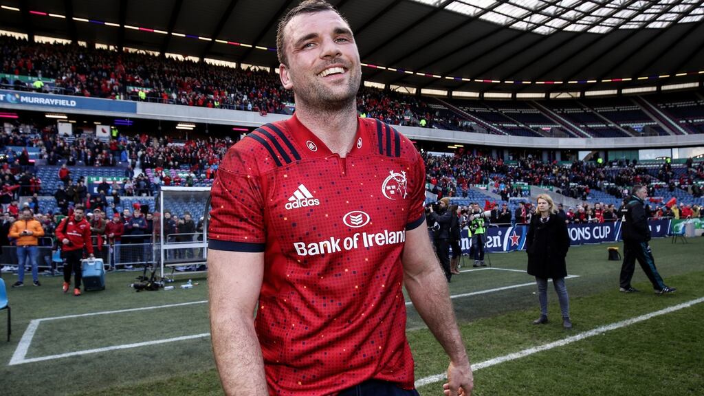 Munster’s Tadhg Beirne has extended his contract with the province. Photograph: Dan Sheridan/Inpho
