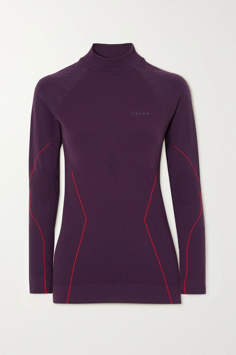 Strech knit base layer, €90, Falke
