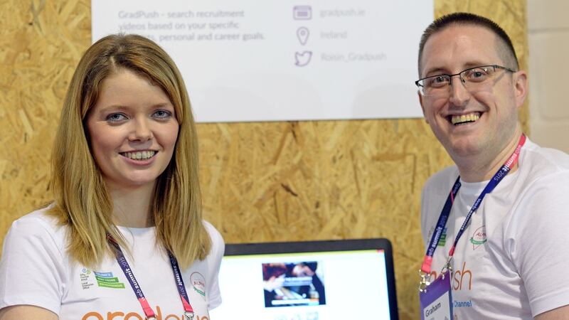 Roisin and Graham Hynes, GradPush.