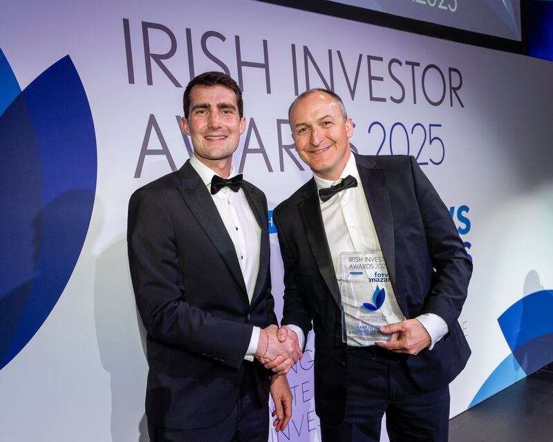 Minister for Public Expenditure Jack Chambers and Peter Davy, Director - Domestic Acquisition Finance and Intermediary Origination at Bank of Ireland. Photograph: Corporate Photographers Dublin