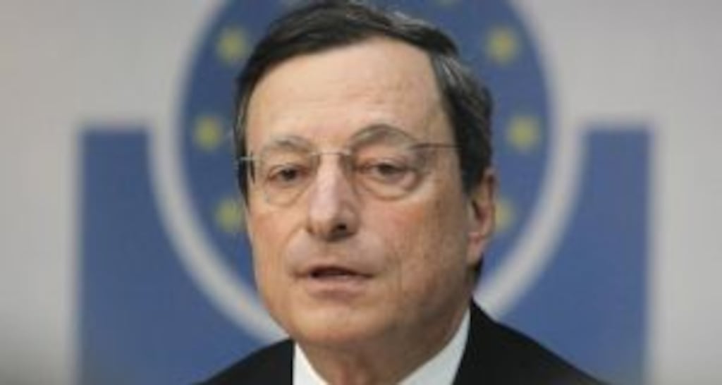 ECB president Mario Draghi is due to announce a programme of money printing to buy sovereign bonds - so-called quantitative easing (QE)