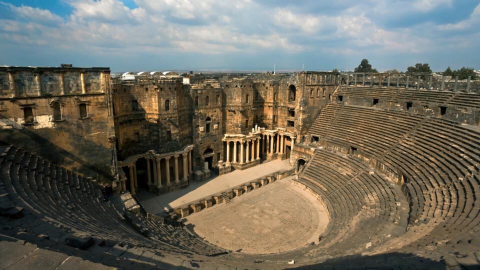 Bosra is among the six ancient sites in Syria that have been added to Unesco’s list of endangered world heritage sites as the ongoing conflict takes its toll on the archeological wonders of the country, in addition to claiming many thousands of human lives. Photograph: Witold Ryka