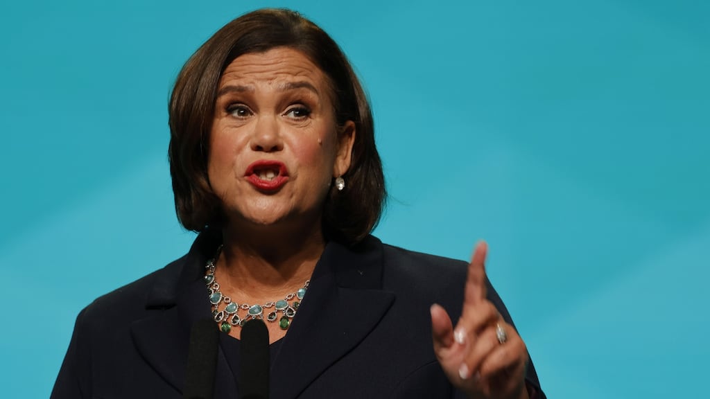 When Mary Lou McDonald calls on unionists to enter into a dialogue on Irish unity and to journey with her in developing that dialogue, she is really not addressing unionists at all. Photograph: Alan Betson/The Irish Times