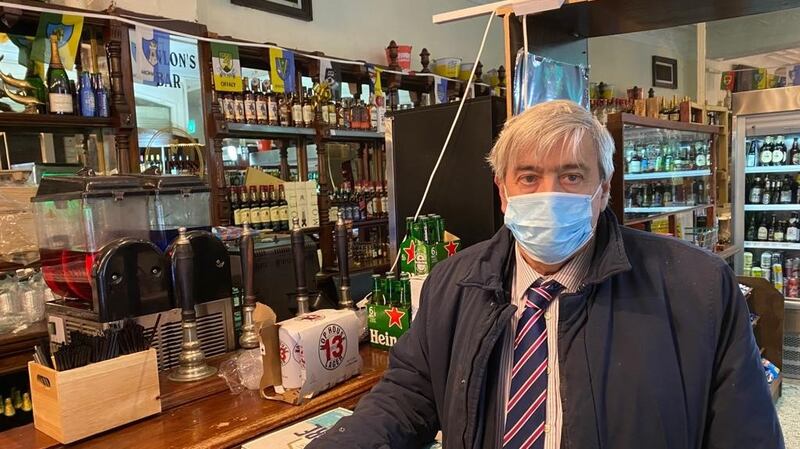 Mark Grainger, of Grainger’s Hanlon Corner, said his pub had decided not to run the takeaway service that had been operating prior to Christmas. Photograph: Colm Keena