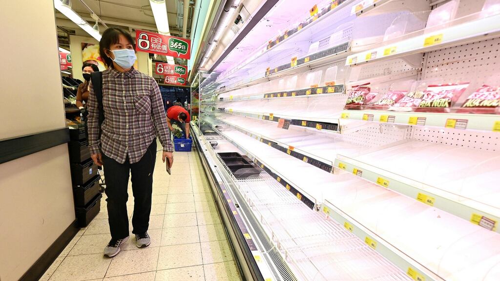 No one can leave the city except in special circumstances and with a negative test result obtained within 24 hours prior to exit. Photograph: PETER PARKS/AFP via Getty Images