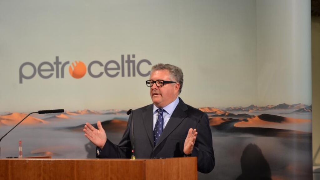 Petroceltic chief executive Brian O’Cathain: the company had announced earlier this year it planned the fundraising to refinance the group’s $500 million debt facility. Photograph: Sara Freund