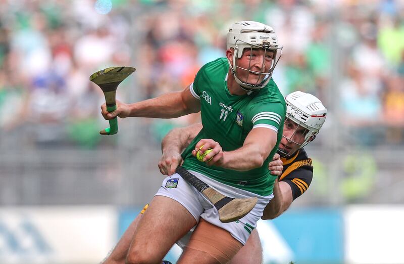 Kyle Hayes: was involved in nine of Limerick's scores against Kilkenny in the All-Ireland final but was well contained by Clare in the Munster clash this year. Photograph: Bryan Keane/Inpho