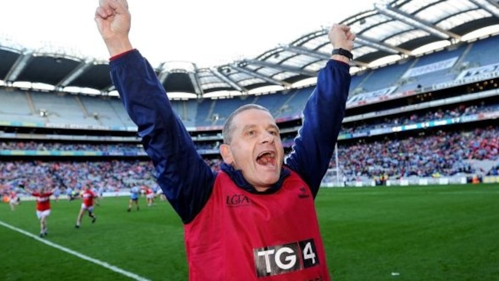 Cork manager Ephie Fitzgerald. Cork put Monaghan to the sword on Sunday while Dublin earned a hard-fought victory over Westmeath on their visit to Mullingar. Photograph: Sportsfile