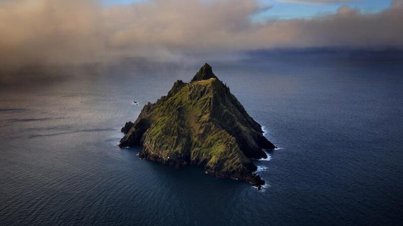 Skellig Michael: “It seems so dignified and wise,” we say the first time it appears on The Graham Norton Show to discuss Star Wars. Photograph: Valerie O’Sullivan/Fáilte Ireland