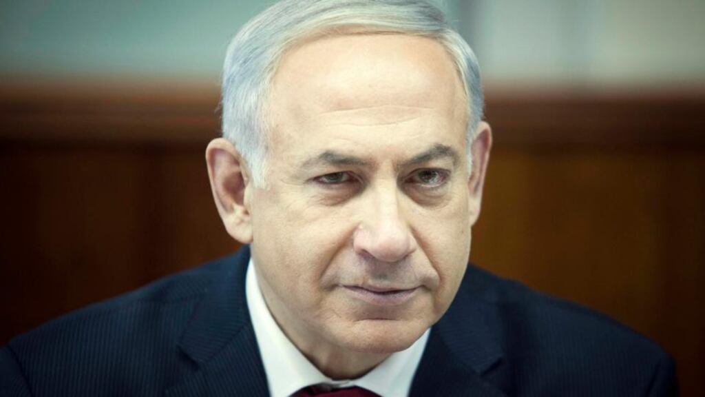 Israeli prime minister Binyamin Netanyahu said Hizbullah was “putting thousands of missiles and rockets in homes, in the heart of the civilian population”. Photograph: Dan Balilty/Reuters