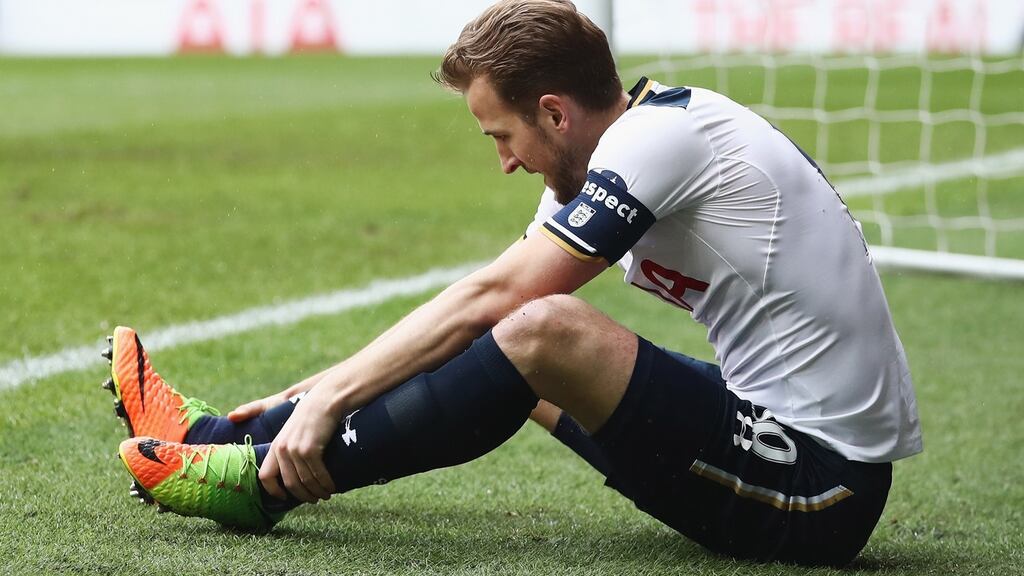 Tottenham Hotspur will find out the extent of Harry Kane’s ankle injury on Tuesday. Photograph: Julian Finney/Getty