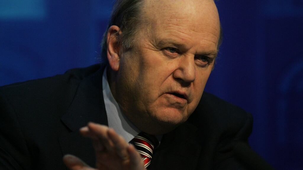Minister for Finance Michael Noonan said the October budget will take less than €2 billion from the economy. Photograph: Cyril Byrne/The Irish Times