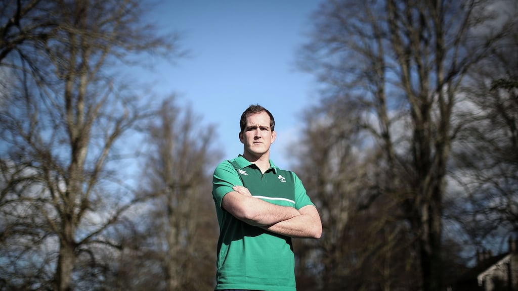 Ireland secondrow Devin Toner pictured at Carton House on Tuesday. Photograph: Dan Sheridan/Inpho