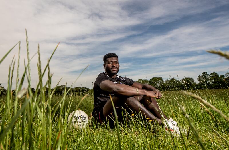 Boidu Sayeh views himself as a role model for other young black people. Photograph: James Crombie/INPHO
