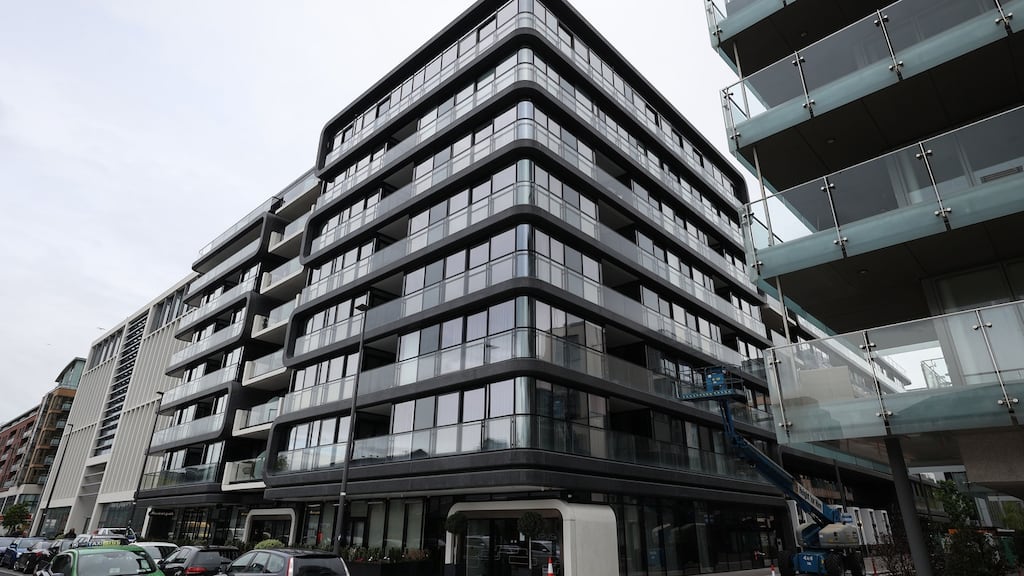 The Opus Building at 6 Hanover Quay on Grand Canal Dock has been bought by the family firm of Zara founder Amancio Ortega. Photograph: Nick Bradshaw
