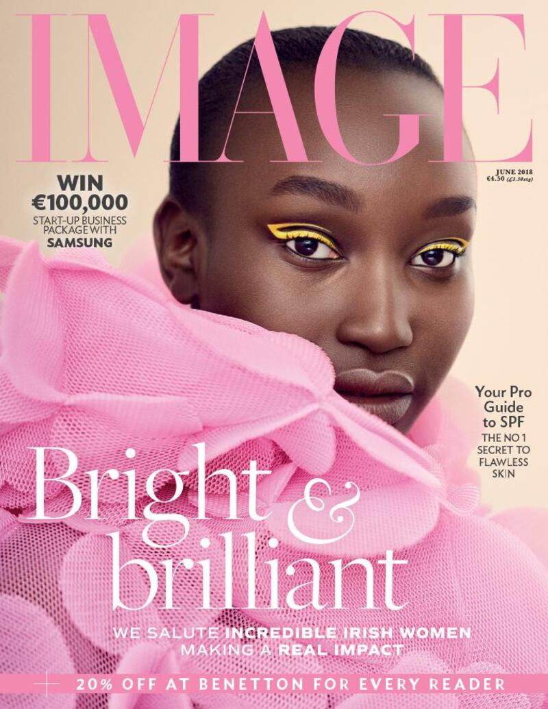 Appiok on the cover of Image magazine in June 2018. Photograph: Alex Hutchinson/courtesy of Image magazine