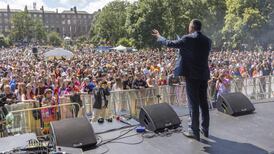 Thousands take part in first Dublin Pride parade in three years as message of defiance and protest remains